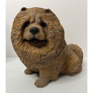 Vintage SANDICAST Sculpture #167 Chow Red Sandra Brue 1986 Signed 6.5"